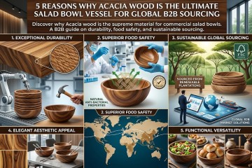 5 Reasons Why Acacia Wood is the Ultimate Salad Bowl Vessel for Global B2B Sourcing